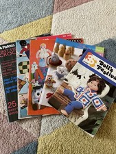 Knitting and Crochet Pattern Books x 5