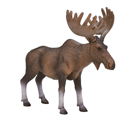 Moose toy realistic woodland - realistic,