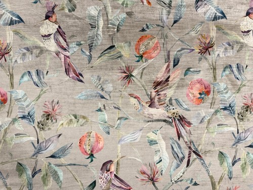 Voyage velvet fabric sample - voyage,