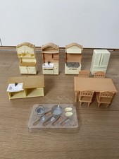 Sylvanian Families Kitchen Set Bundle With Accessories