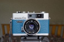 Konica C35 rangefinder camera