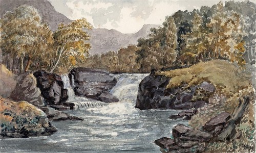Falls tummel scotland 1879 - scotland,