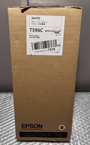 Original epson t596c white - original, ink