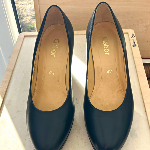 Gabor women black - black, leather