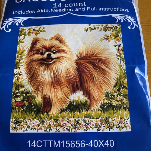 Pomeranian dog printed stamped