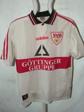 Childs Vtg Original 1997 1998 VFB Stuttgart 10 Balakov Football Shirt Y 38inch C