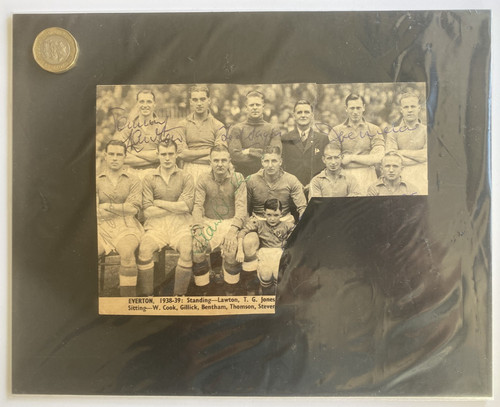 Everton 1938 1939 newspaper - everton, fc
