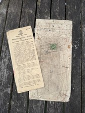 DAIMLER SALOON 1934 CAR LOG BOOK VINTAGE AUTOMOBILIA RF60 + DAIMLER ENVELOPE