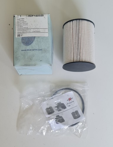 Blue print fuel filter - print,