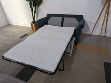 Marks & Spencer Erin Large 2 Seater Sofabed Green Aquaclean Chenille RRP £1299 