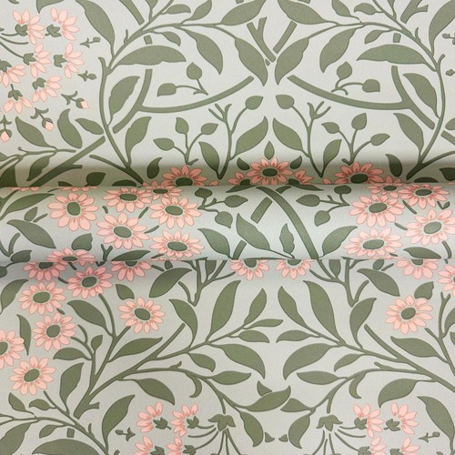 Damask wallpaper botanical - wallpaper,