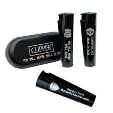 Clipper Engraved Silver Steel