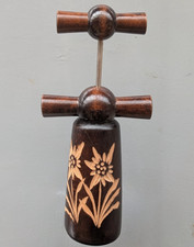 Vtg French Early Wood MCM