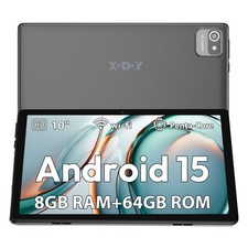 2025 Newest Android 15 Tablet 64GB ROM (1TB TF) 10inch WiFi6 6000mAh Dual Camera