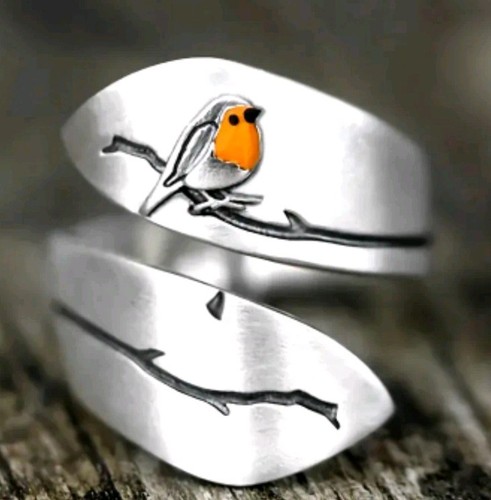 Robin open ring - ring, adjustable