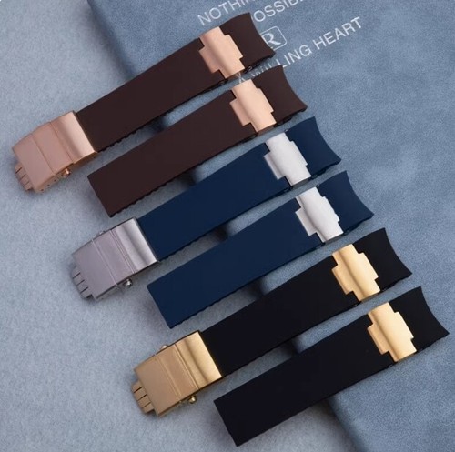 Silicone rubber watchband - rubber, for
