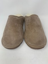Woolworks Mens Australian Sheepskin Slippers - Soft Leather Sole - Size 9-10M