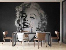 3D Marilyn Monroe Self-adhesive Removeable Wallpaper Wall Mural 10