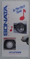 HYUNDAI SONATA ACCESSORIES Brochure 1989: Interior Trim, Exterior Kit, Wheels,