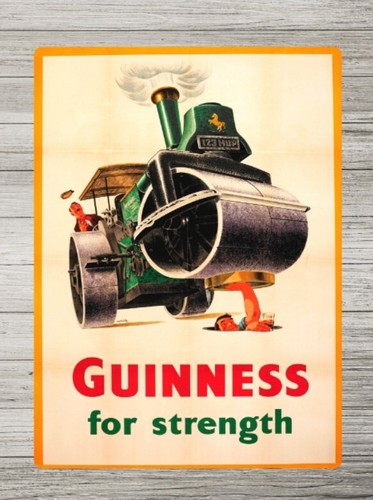Retro guinness strength - strength, metal