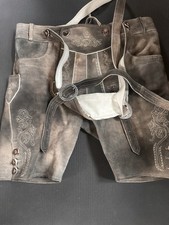 Men's Cowhide Suede Lederhosen