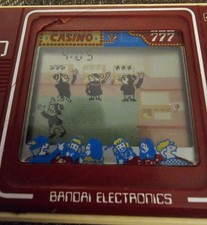 Bandai Las Vegas 1981 Vintage LCD Handheld Electronic Game