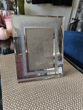 Home Silver Glitter Frame 6"x