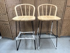 Garden Trading 2 X Uley Ash Barstool Bar Stool  RRP520
