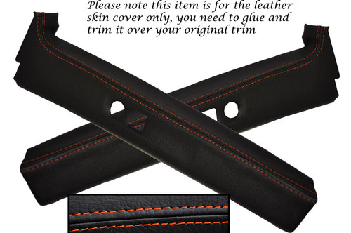 Orange stitch pillar - stitch, b
