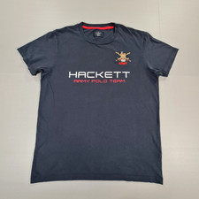 Hackett Mens T Shirt Navy Blue