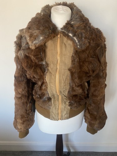 Vintage rabbit fur - fur, suede