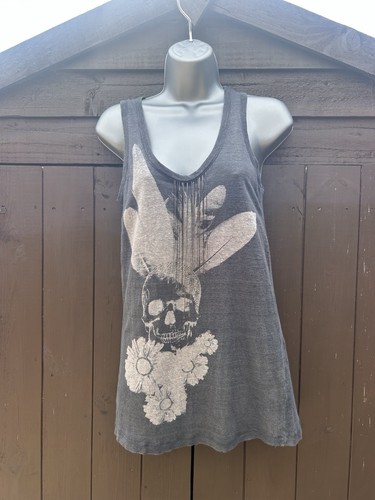 Zara graphic skull tank - skull, top