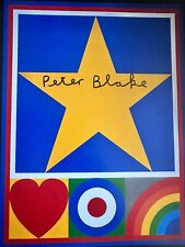 Peter Blake Signed Photo 10-8 Rare C/w Signing Details