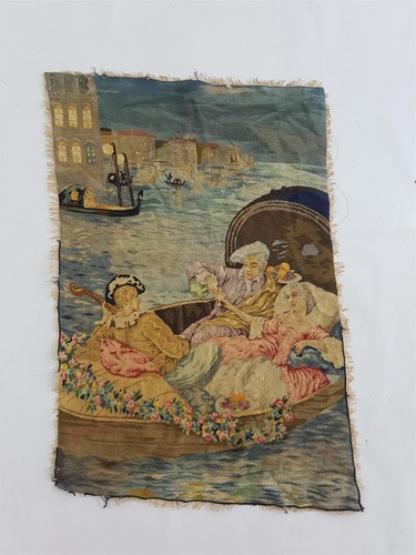 Antique french needlepoint - antique,