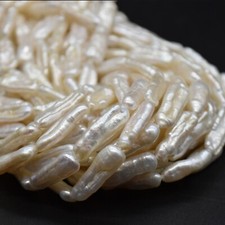 Freshwater Pearls - White Biwa