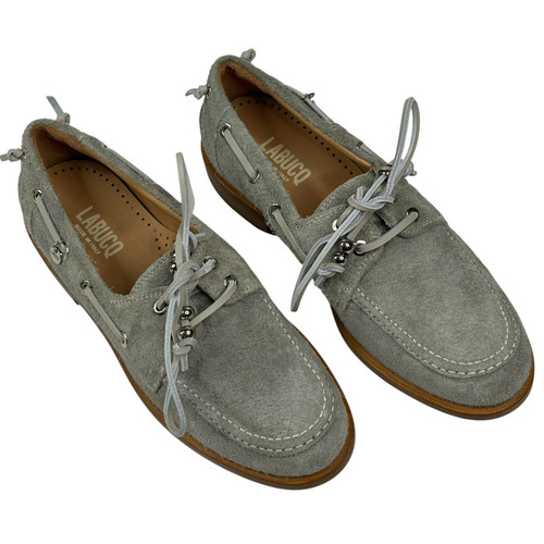 Labucq nelson boat shoes - boat, gray