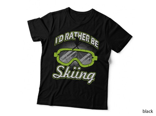 Rather skiing t shirt - rather, t-shirt
