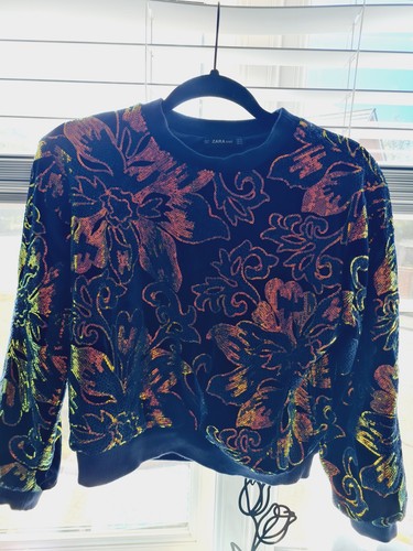 Zara kntted iridescent marmaid - zara,