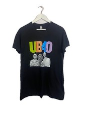 UB40 UK European Tour 40th Anniversary Black T-Shirt Labour Of Love Large