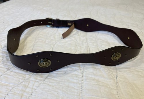 New choc brown leather - new, m&s