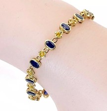 Real Sapphire Bracelet 10ct