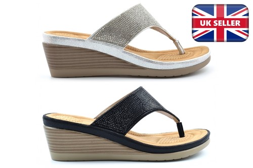 Womens glitter sandals ladies - sandals,