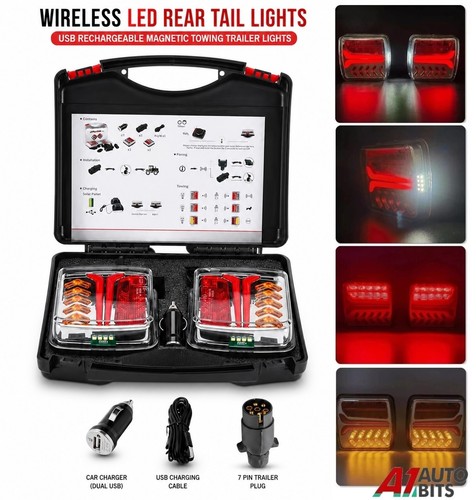 Wireless rear trailer lights - rear,
