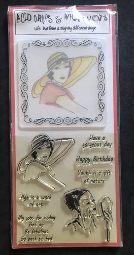 Vintage woman sentiments - , acid