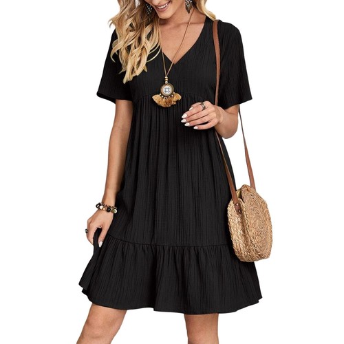 Ladies plus size summer v - ladies,