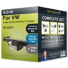 Towbar fixed for VW Caddy Gr