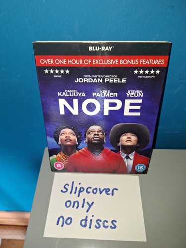 Nope blu ray slipcover - nope, blu-ray