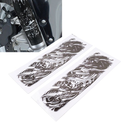 Front fork decal - front,