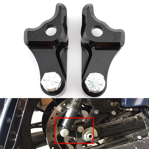 Rear shock lowering - 1", blocks
