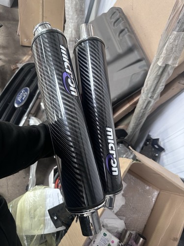 Carbon exhaust end cans - exhaust,